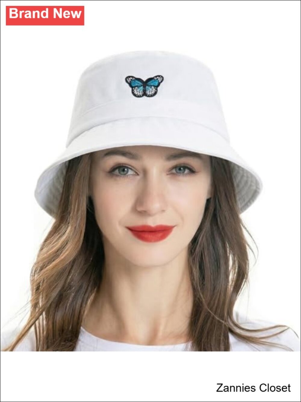 🤠 ZLYC Cotton Bucket Hat Embroidered Packable Summer Sun Cap